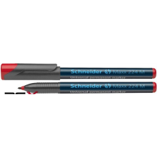 SCHNEIDER Alkoholos marker, OHP, 1 mm, SCHNEIDER &quot;Maxx 224 M&quot;, piros filctoll, marker