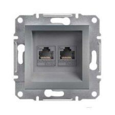 SCHNEIDER Asfora adatcsatlakozó dugalj UTP Cat5e süllyesztett nemesacél Schneider - EPH4400162 villanyszerelés