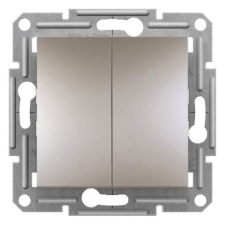 SCHNEIDER ASFORA kettős váltókapcsoló rugós bekötés bronz (EPH0600169) (EPH0600169) villanyszerelés