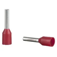 SCHNEIDER AZ5CE010 Érvéghüvely 1,0 mm2 NFC 5x200db adagolóban piros L=13,5mm villanyszerelés
