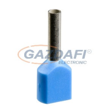 SCHNEIDER AZ5DE007 Dupla érvéghüvely 2x0,75 mm2 NFC 5x100db adagolóban kék L=15mm villanyszerelés