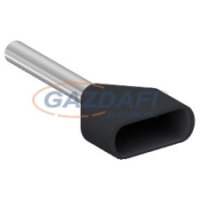 SCHNEIDER AZ5DE015 Dupla érvéghüvely 2x1,5 mm2 NFC 5x100db adagolóban fekete L=15mm villanyszerelés