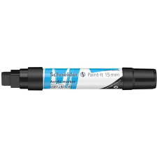 SCHNEIDER Dekormarker, akril, 15 mm, SCHNEIDER "Paint-It 330", fekete filctoll, marker