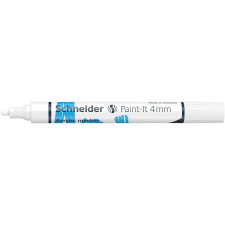 SCHNEIDER Dekormarker, akril, 4 mm, SCHNEIDER "Paint-It 320", fehér filctoll, marker