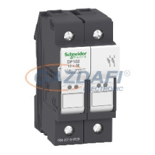 SCHNEIDER DF102 Biztosíték tartó 2P 32A biztosítékhoz villanyszerelés