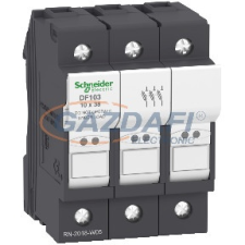 SCHNEIDER DF103 Biztosíték tartó 3P 32A biztosítékhoz villanyszerelés
