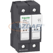 SCHNEIDER DF82 Biztosíték tartó 2P 25A biztosítékhoz villanyszerelés