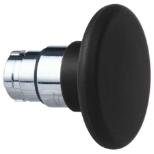 SCHNEIDER Easy Harmony XB2, Nyomógomb fej, gombafejű, fekete, fém, 22mm, visszatérő ZB2BR2C Schneider villanyszerelés