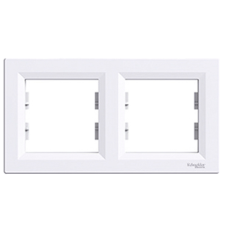 Schneider Electric ASFORA 2-ES KERET VÍZSZINTES FEHÉR PEPH5800121 villanyszerelés