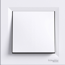 Schneider Electric ASFORA EGYPÓLUSÚ KAPCSOLÓ FEHÉR (101) KOMPLETT PEPH0100121 villanyszerelés