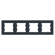  Schneider Electric Asfora EPH5800471 Négyes keret, vízszintes, antracit ( EPH5800471 ). villanyszerelés