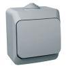 Schneider Electric Cedar Plus váltókapcsoló (106) IP44, szürke