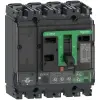 Schneider Electric Compact NSX100 megszakító 4P 70kA Micrologic 4.2 Vigi kioldóegység 40A 4P4D C10H44V040 Schneider