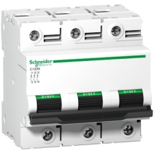 Schneider Electric Kismegszakító 3P,100A, B karakterisztika, 10 kA Acti9 C120N (Schneider A9N18350) villanyszerelés