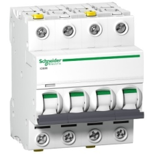 Schneider Electric Kismegszakító 4P,20A, B karakterisztika, 6 kA Acti9 IC60N (Schneider A9F03420) villanyszerelés