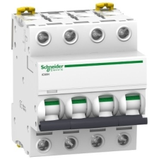 Schneider Electric Kismegszakító 4P,50A, C karakterisztika, 10 kA Acti9 IC60H (Schneider A9F07450) villanyszerelés