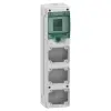 Schneider Electric Schneider 13177 MUREVA (Kaedra) Mini elosztó, átlátszó ajtó, 1x4 modul+3 nyílás