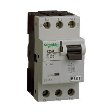 Schneider Electric Schneider 21107 P25M motorvédő kapcsoló, 3P, 4A villanyszerelés