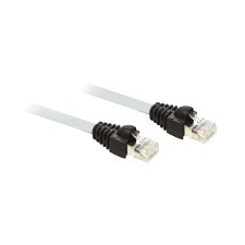 Schneider Electric Schneider 490NTW00005 Ethernet árnyékolt sodrott érpár Kábel, 5M, RJ45 connec. villanyszerelés