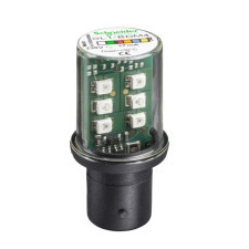 Schneider Electric Schneider DL1BDM4 LED BA15D foglalatban 230VAC, piros villanyszerelés