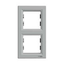 Schneider Electric Schneider Electric Asfora EPH5810261 Kettes keret, függőleges, alumínium ( EPH5810261 ). villanyszerelés