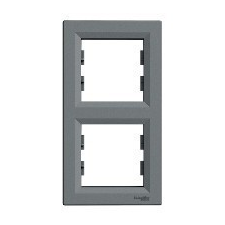 Schneider Electric Schneider Electric Asfora EPH5810262 Kettes keret, függőleges, acél ( EPH5810262 ). villanyszerelés