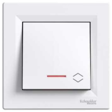 Schneider Electric Schneider EPH1500321 ASFORA jelzőfényes/csavaros bekötés/fehér váltókapcsoló (EPH1500321) villanyszerelés