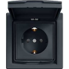 Schneider Electric Schneider EPH3100371 ASFORA GYV/csapfedeles/IP44 antracit 2P+F csatlakozóaljzat (EPH3100371)