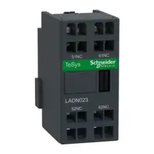 Schneider Electric SCHNEIDER LADN023 Segédérintkező blokk, homloklapi, 2NY, rugós csatlakozás villanyszerelés