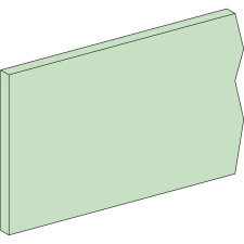 Schneider Electric Schneider LVS04552 Vízszintes sín, 120x10mm villanyszerelés