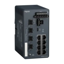 Schneider Electric SCHNEIDER MCSESM123F2LG0 Modicon switch, TCP/IP, menedzselhető, 8TX/4GE SFP villanyszerelés