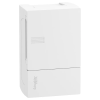 Schneider Electric Schneider MIP12104 RESI9 MP (Mini Pragma) Kiselosztó, teli ajtó, falon kívüli, 1x4 modul, PEN sín, fehér