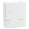 Schneider Electric Schneider MIP12106 RESI9 MP (Mini Pragma) Kiselosztó, teli ajtó, falon kívüli, 1x6 modul, PEN sín, fehér