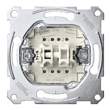 Schneider Electric Schneider MTN3115-0000 MERTEN rugós bekötés/10AX/csillárkapcsoló (MTN3115-0000) villanyszerelés