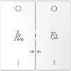 Schneider Electric Schneider MTN3429-6035 MERTEN Billentyű, ne zavarj/takarítás szimbólummal, System-D, lótuszfehér