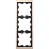Schneider Electric Schneider MTN4030-6551 MERTEN D-Life hármas keret, pezsgő