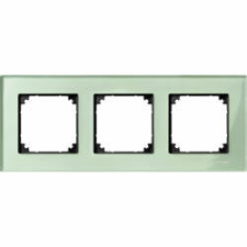 SCHNEIDER Electric Schneider MTN404304 MERTEN M-Elegance hármas keret, smaragdzöld (MTN404304) villanyszerelés
