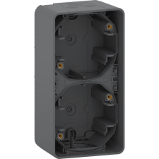 Schneider Electric Schneider MUR37912 MUREVA Styl Kettes kiemelő doboz, függőleges, antracitszürke villanyszerelés