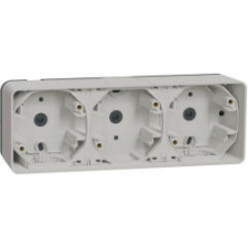 SCHNEIDER Electric Schneider MUR39913 MUREVA Styl Hármas kiemelő doboz, vízszintes, polárfehér (MUR39913) villanyszerelés