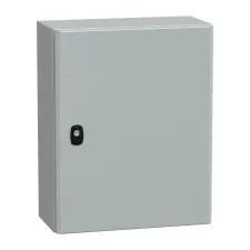 Schneider Electric Schneider NSYS3D5420P S3D elosztószekrény H500xW400xD200 szerelőlappal villanyszerelés
