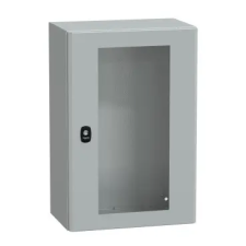 Schneider Electric SCHNEIDER NSYS3D6425T S3D elosztószekrény H600xW400xD250 üveg ajtóval villanyszerelés