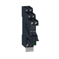 Schneider Electric SCHNEIDER RSB1A160BDPV Zelio RSB interfész relé foglalattal, védődiódával, 1CO, 16A, 24VDC villanyszerelés