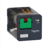 Schneider Electric SCHNEIDER RUMC21B7 Zelio RUM univerzális relé, hengeres, 2CO, 10A, 24VAC, tesztgomb