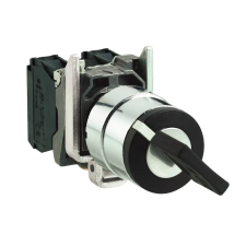 Schneider Electric Schneider XB4BG2120 fekete választókapcsoló kulcs 3131A - Ø22 2 állású 1NO 600V villanyszerelés