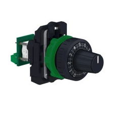 Schneider Electric Schneider XB5AD912R1K Harmony komplett műanyag potencióméter, Ø22, 1kOhm villanyszerelés