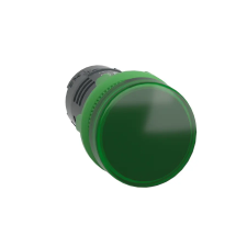 Schneider Electric Schneider XB5EVM3 Harmony műanyag monolitikus LED jelzőlámpa, Ø22, 230VAC, zöld villanyszerelés