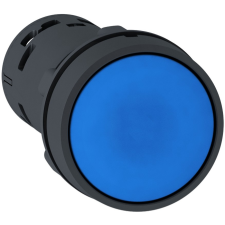 Schneider Electric SCHNEIDER XB7NA65 Harmony XB7 monolitikus Ø22 nyomógomb, visszatérő, 1NO+1NC, kék villanyszerelés
