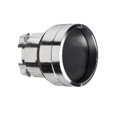 Schneider Electric Schneider ZB4BA26 Harmony fém nyomógomb fej, Ø22, visszatérő, mélyítet, fekete villanyszerelés