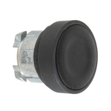 Schneider Electric Schneider ZB4BA27 Harmony fém nyomógomb fej, Ø22, visszatérő, fekete, fekete perem villanyszerelés