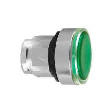 Schneider Electric Schneider ZB4BH033 Harmony fém világító nyomógomb fej, Ø22, nyomó-nyomó, zöld villanyszerelés
